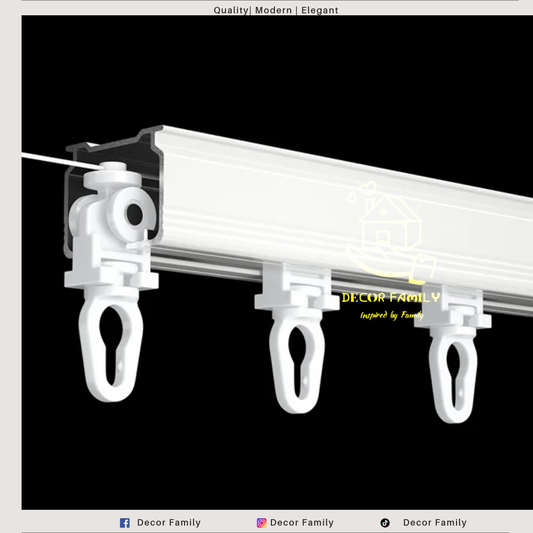 Ripple Fold Curtain Rail