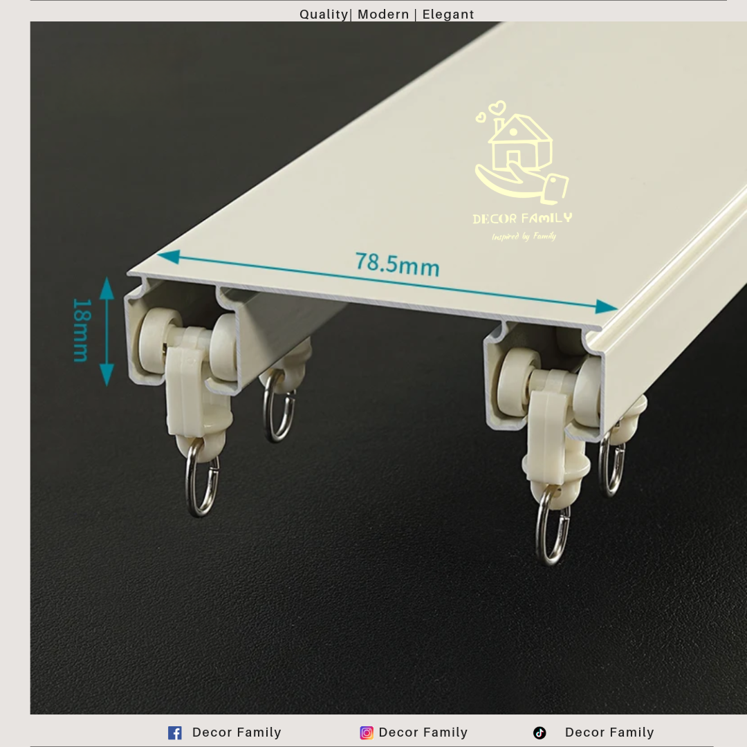 Double Curtain Rail( D1)