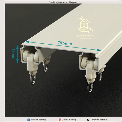 Double Curtain Rail( D1)