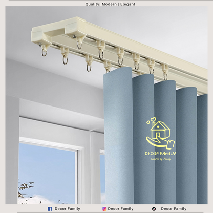 Double Curtain Rail( D1)