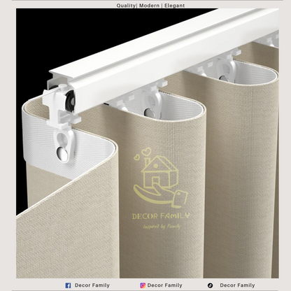 Ripple Fold Curtain Rail