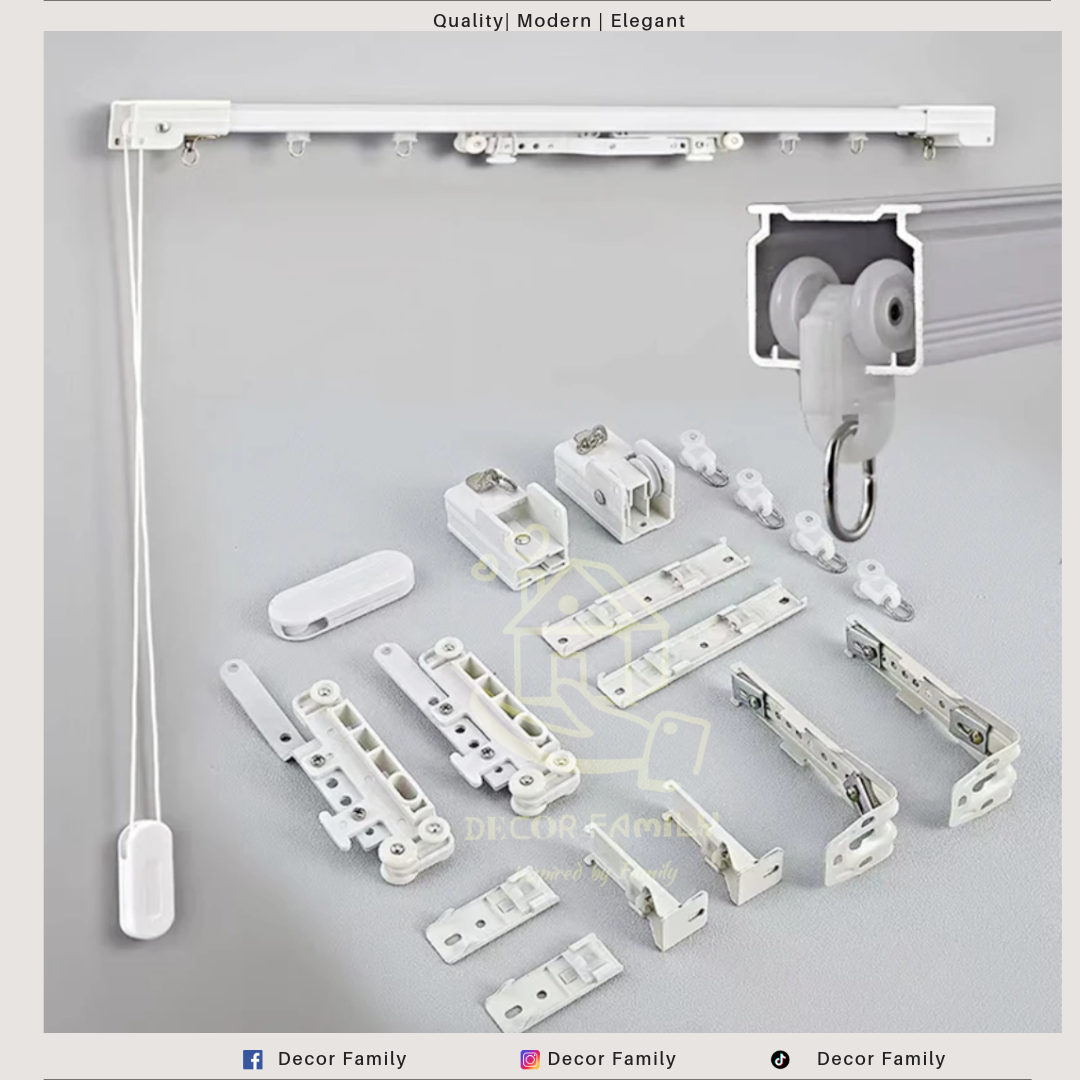 Corded Curtain Track Rail