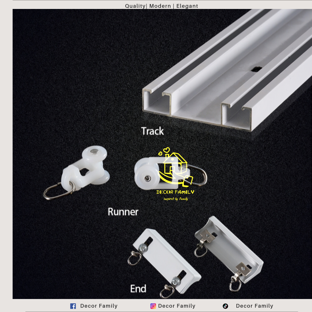 Double Curtain Rail( D2)