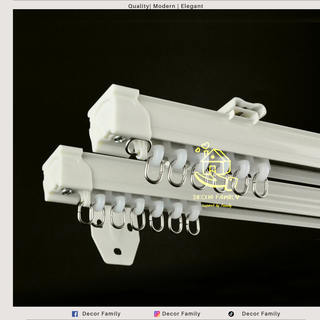 Modern Twin Curtain Rail