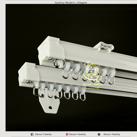 Modern Twin Curtain Rail