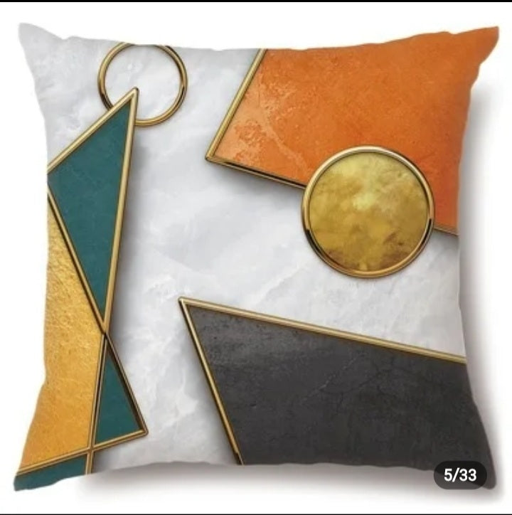 Geometric Throw Pillow Cover( T2)